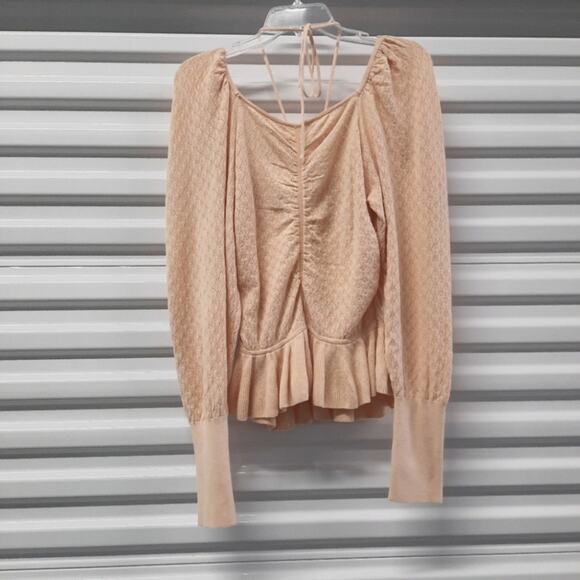 Ulla Johnson Leland Top Blouse Women's Large Cottage Fairy Puff Sleeves - Picture 7 of 16